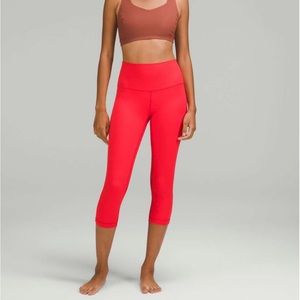Lululemon Align High-Rise Crop 21" Love Red